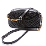 Gucci 447632 Marmont Small Leather Camera Bag