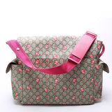 Gucci 211131 GG Plus Rose Bud Diaper Bag