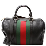 Gucci 247205 Boston Web Leather Bag