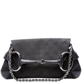 Gucci Horsebit GG Canvas Clutch 114923 Bag