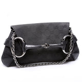 Gucci Horsebit GG Canvas Clutch 114923 Bag