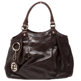 Gucci 211944 Sukey GG Leather Medium Bag