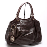 Gucci 211944 Sukey GG Leather Medium Bag