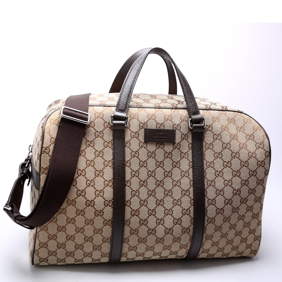 Gucci GG Canvas Boston Duffle 449167 Bag