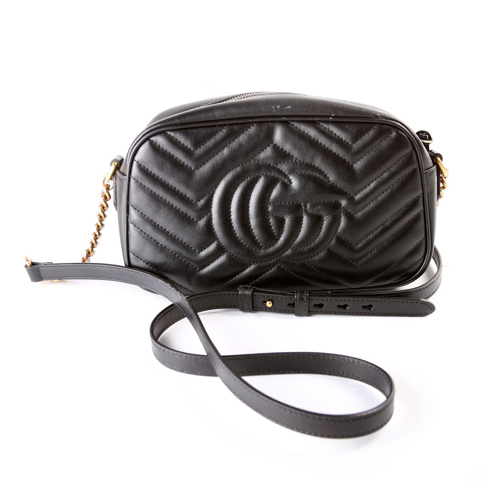 Gucci 447632 Marmont Small Leather Camera Bag