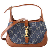 Gucci New GG Denim Jackie 1961 Mini Hobo 637092 Bag