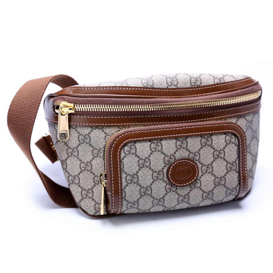 Gucci GG Supreme Interlocking GG Large Belt 733240 Bag