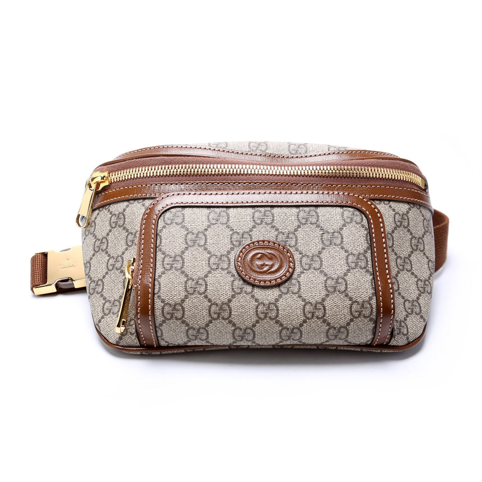 Gucci GG Supreme Interlocking GG Large Belt 733240 Bag