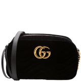 Gucci 447632 Marmont Small Velvet Camera Bag