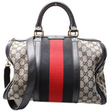 Gucci 247205 Boston Canvas Bag