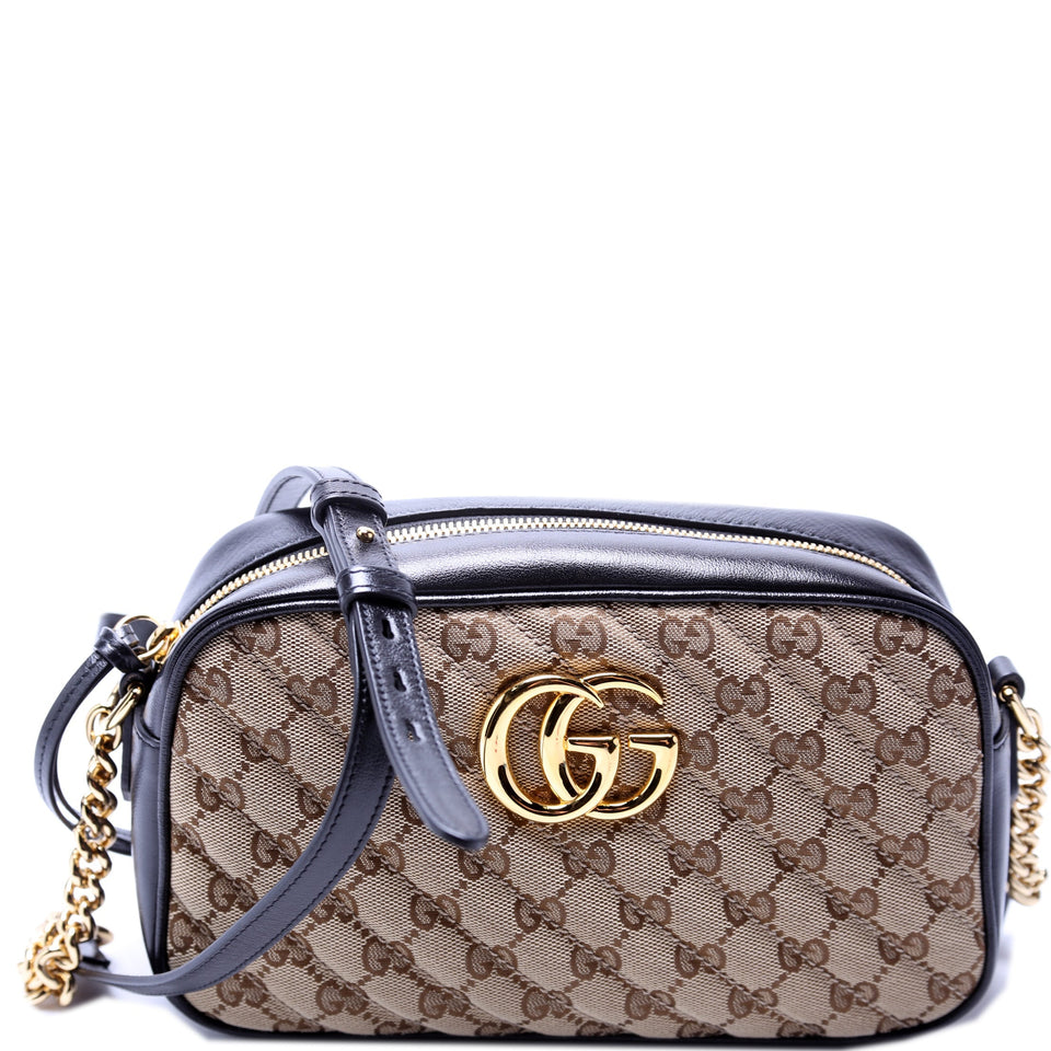 Gucci 447632 Marmont Small Canvas Camera Bag