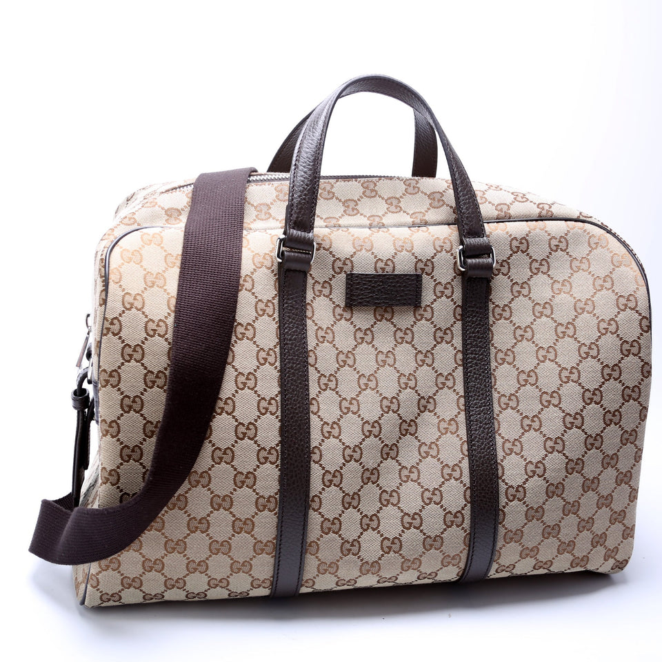 Gucci GG Canvas Boston Duffle 449167 Bag