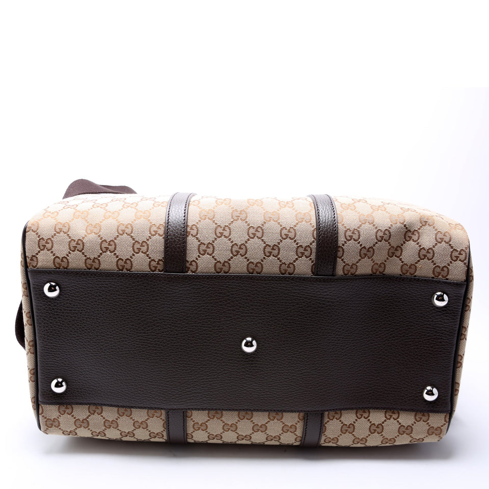 Gucci GG Canvas Boston Duffle 449167 Bag