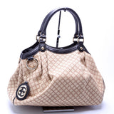 Gucci Sukey Diamante Canvas Medium 211944 Bag
