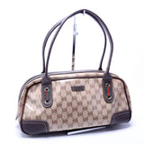 Gucci 293594 GG Crystal Canvas Princy Boston Bag