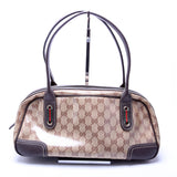 Gucci 293594 GG Crystal Canvas Princy Boston Bag