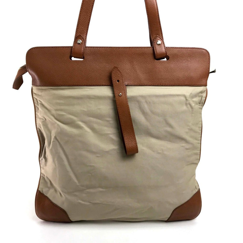 Burberry Tote Bag Canvas / leather beige Bag Women(Unisex)