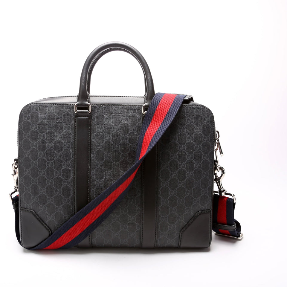 Gucci 474135 GG Supreme Briefcase Bag