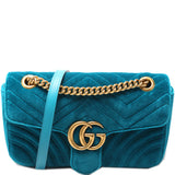 Gucci Marmont Shoulder Velvet Small Flap 443497 Bag