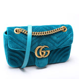 Gucci Marmont Shoulder Velvet Small Flap 443497 Bag