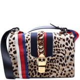Gucci Sylvie Shoulder Small Calfhair 421882 Bag