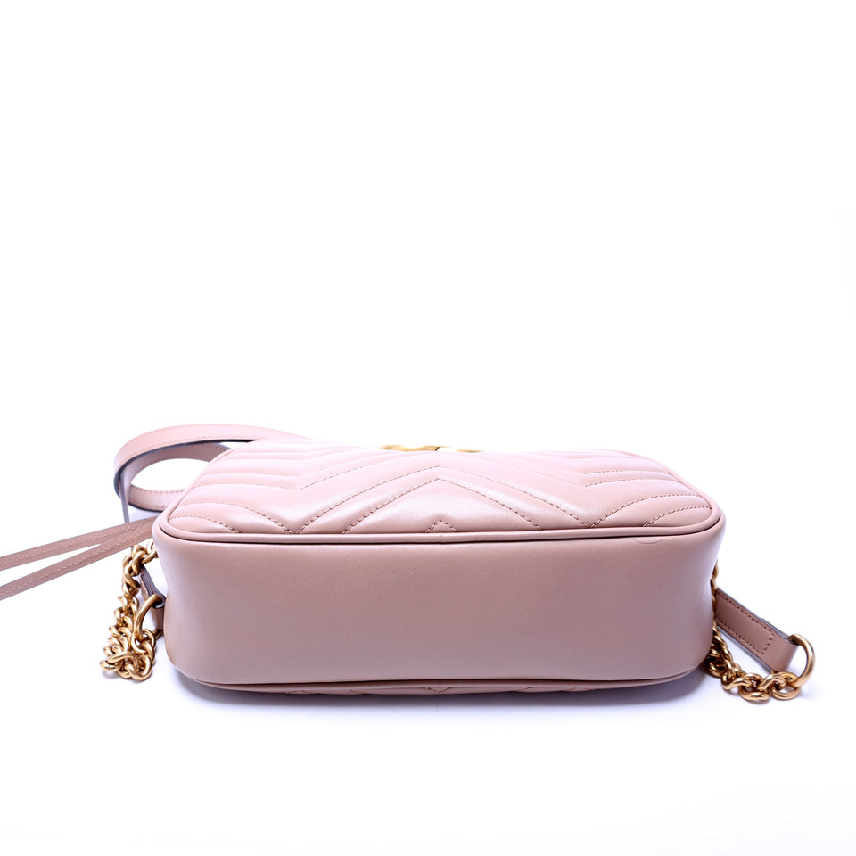 Gucci 447632 Marmont Small Leather Camera Bag
