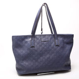 Gucci 211137 Leather Medium Zip Tote Bag