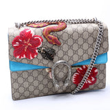 Gucci 400235 Dionysus Bee Snake Embossed Shoulder Medium Bag