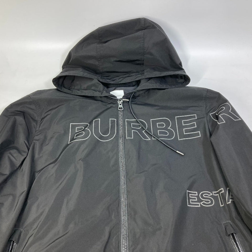 Burberry Jacket Nylon black Outer Apparel Long Sleeve Tops Check Inside hoodie logo mens ‚k