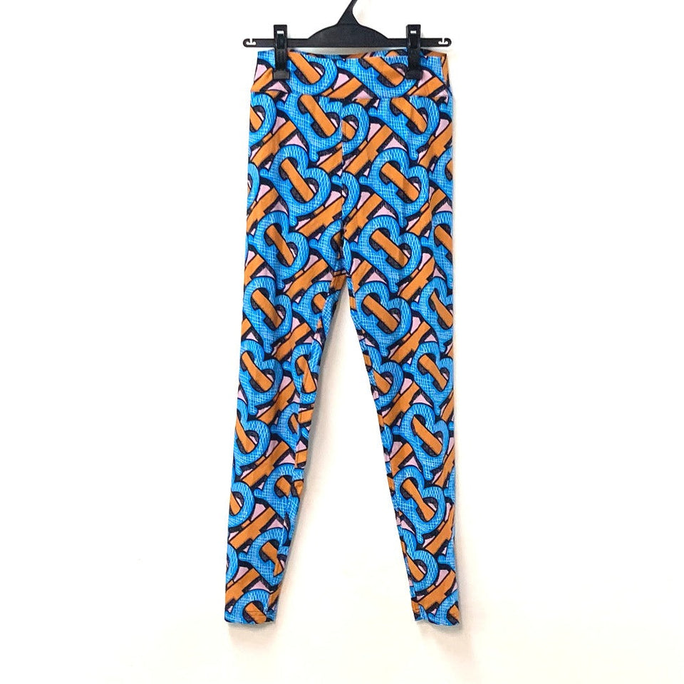 Burberry Pants 8033182 Nylon Orange apparel long pants TB leggings Women M