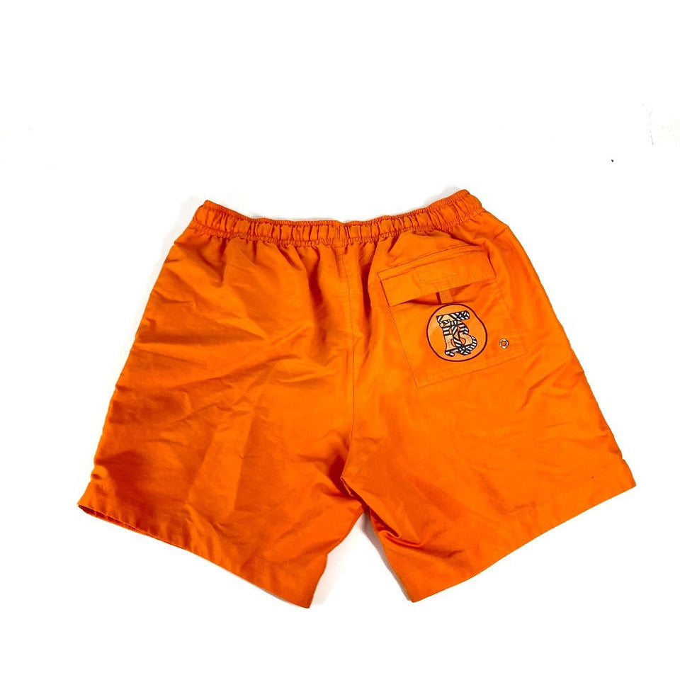 Burberry Shorts 8057274 polyester Orange TB logo mens S