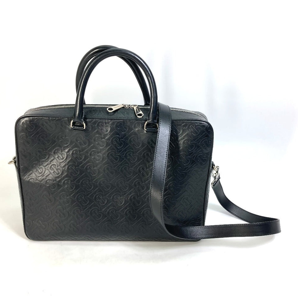 Burberry Business bag 8014391 leather black Crossbody handbags TB mens