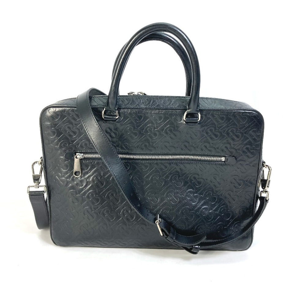 Burberry Business bag 8014391 leather black Crossbody handbags TB mens
