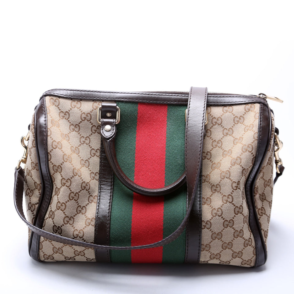 Gucci Boston Canvas Bag