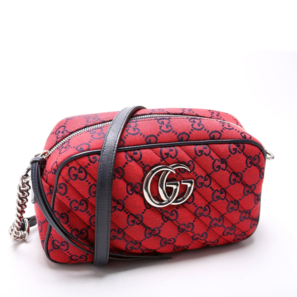 Gucci 447632 Marmont Small Canvas Camera Bag