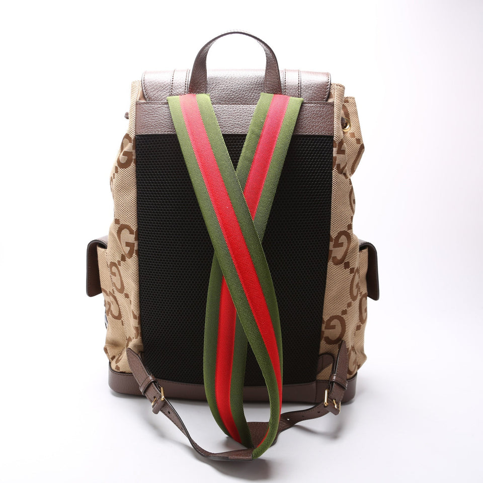Gucci GG Jumbo Canvas Backpack 678829 Bag