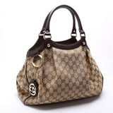 Gucci 211944 Sukey GG Canvas Medium Bag