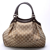 Gucci 211944 Sukey GG Canvas Medium Bag