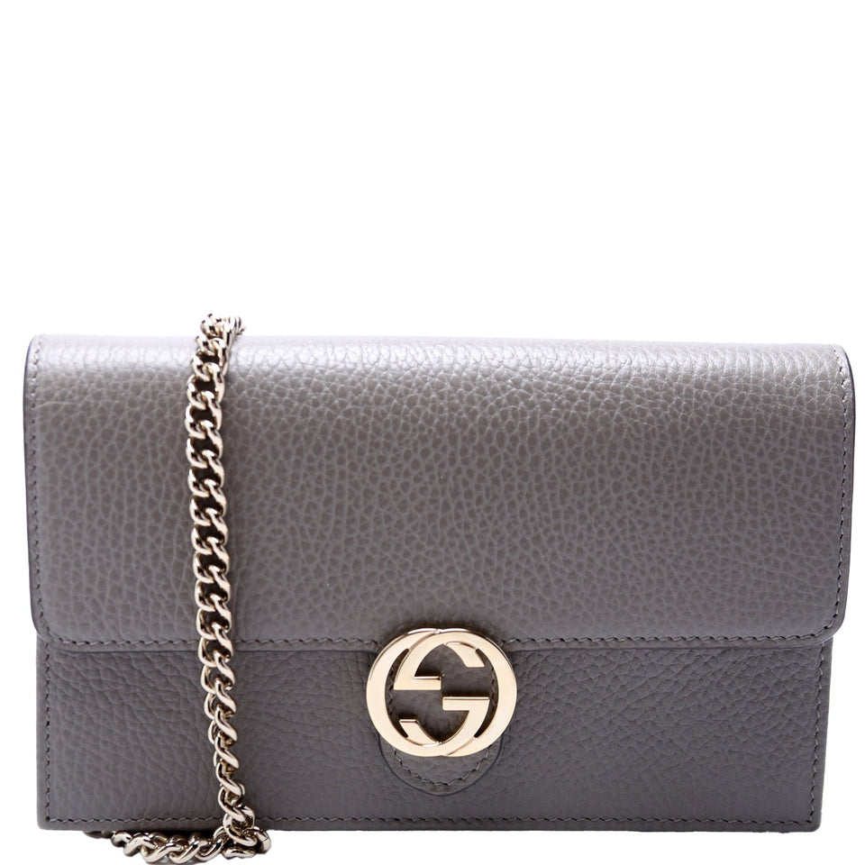 Gucci 510314 Interlocking G Chain Wallet Bag