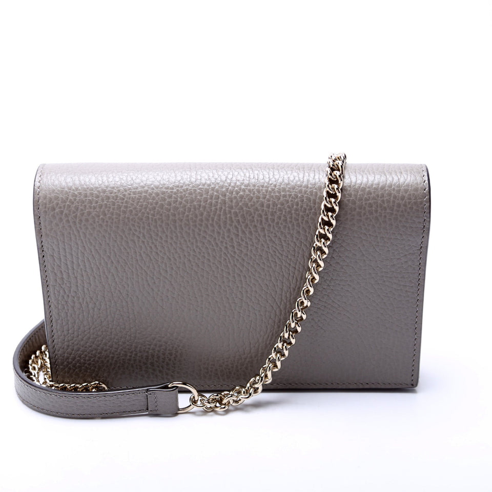 Gucci 510314 Interlocking G Chain Wallet Bag