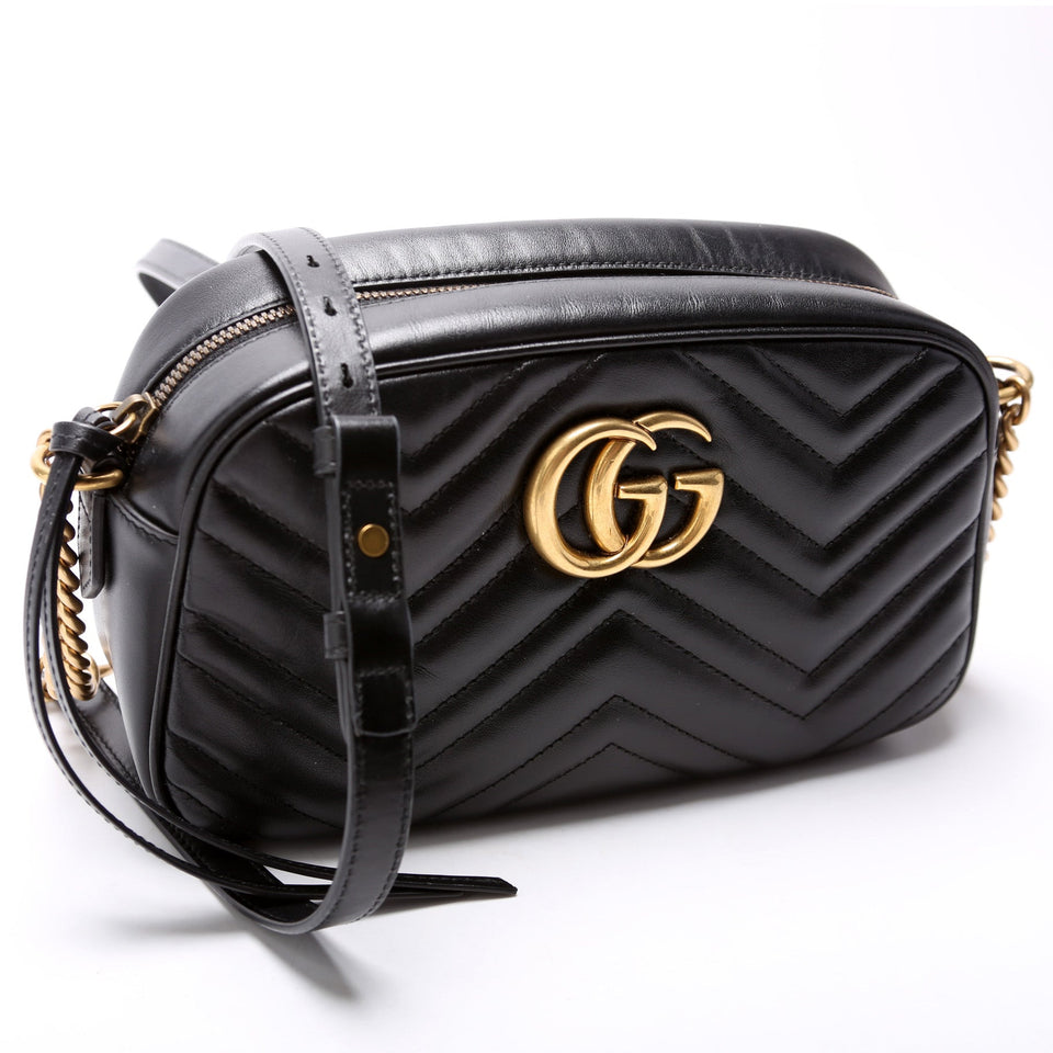Gucci 447632 Marmont Small Leather Camera Bag