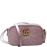 Gucci 447632 Marmont Small Leather Camera Bag