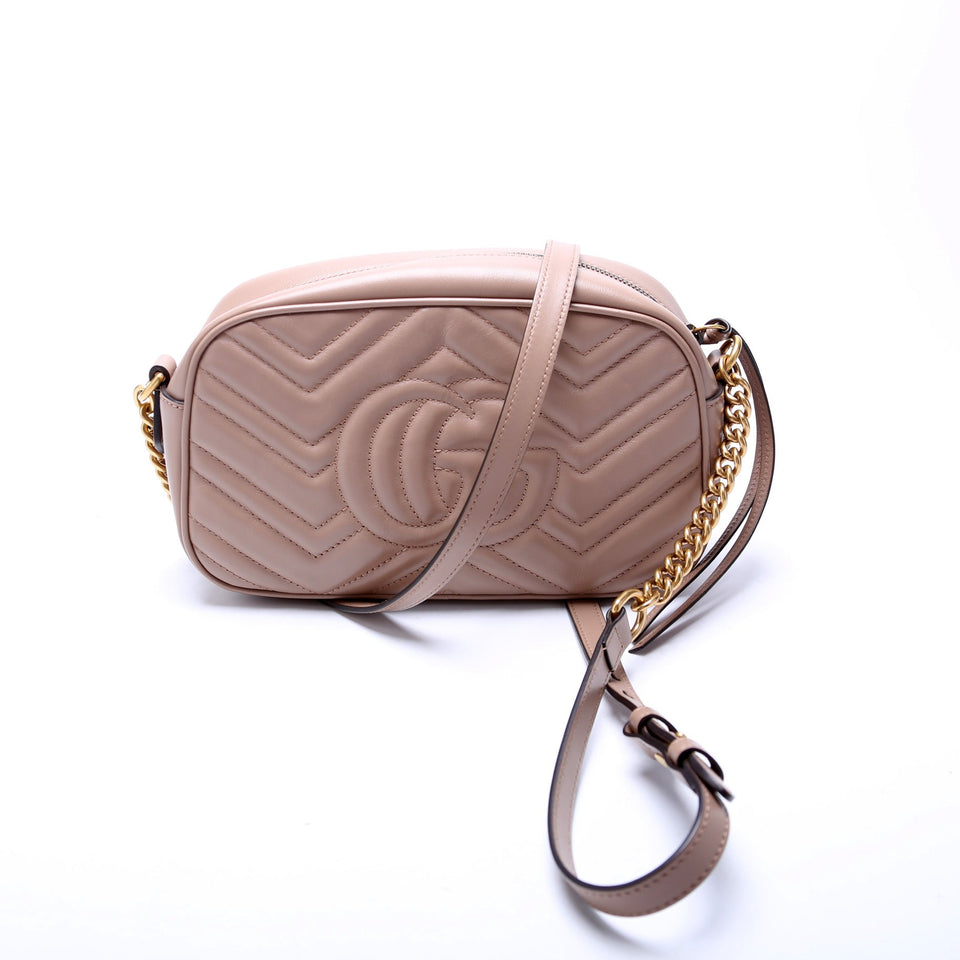 Gucci 447632 Marmont Small Leather Camera Bag