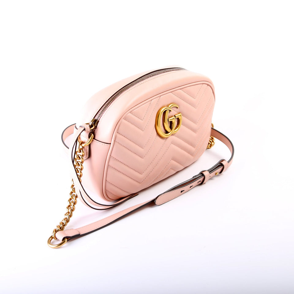 Gucci Marmont Small Leather Camera 447632 Bag