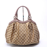 Gucci 211944 Sukey GG Canvas Medium Bag
