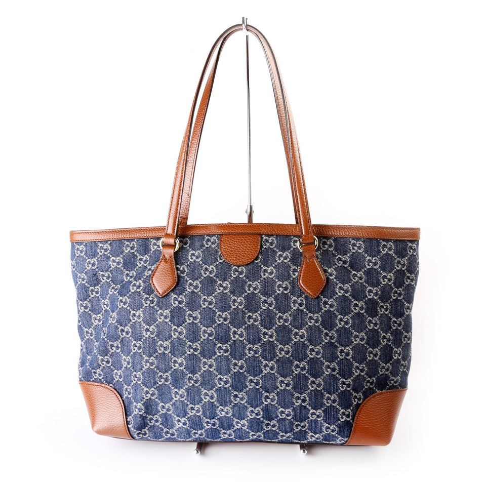 Gucci 631685 Ophidia GG Denim Tote Bag