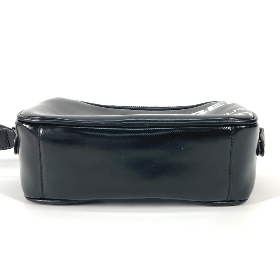 Burberry Shoulder Bag leather black By color logo Horseferry mens