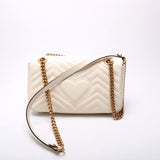 Gucci Marmont Leather Shoulder Small Flap Bag