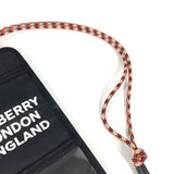 Burberry Card Case Nylon black Pass case logo Women