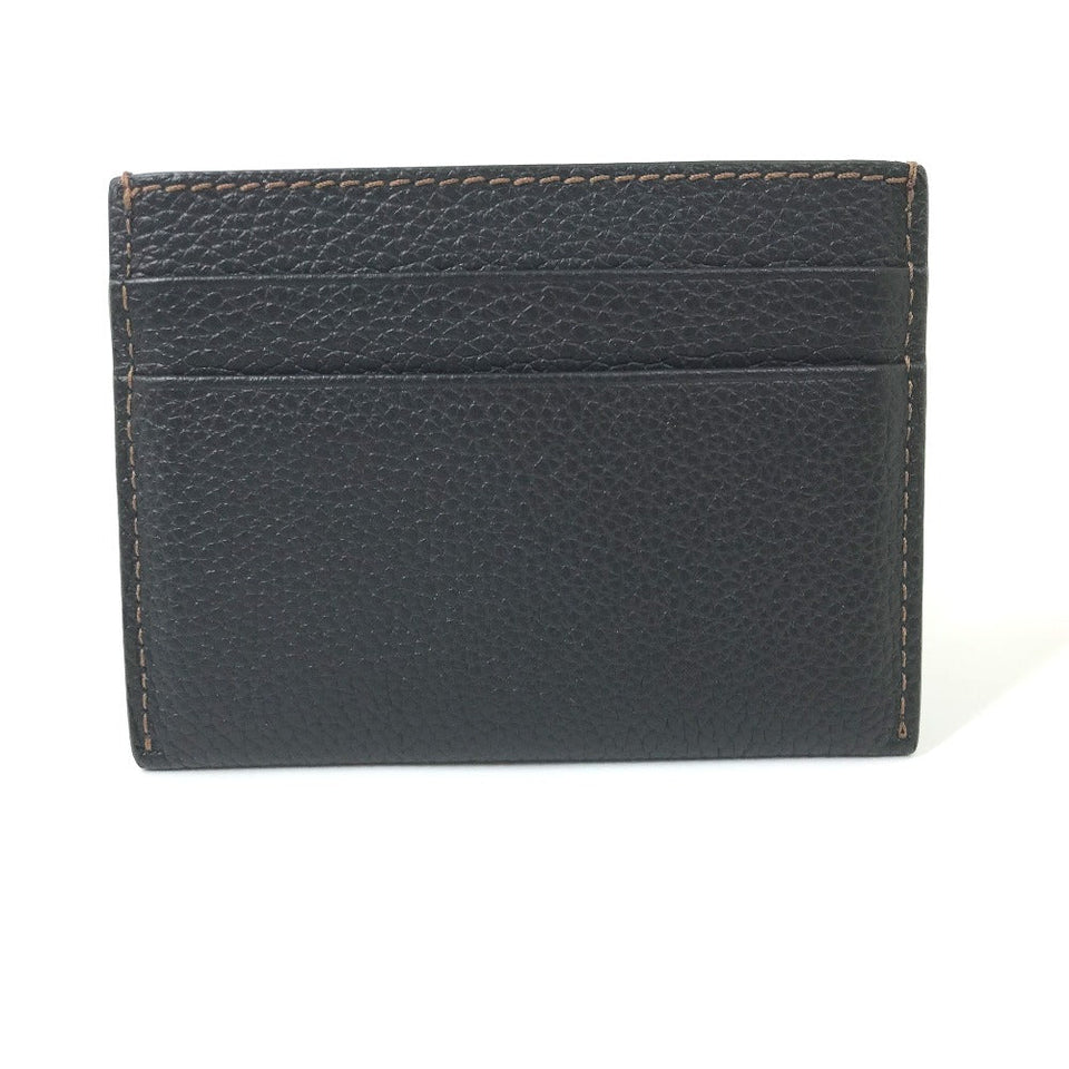 Burberry Card Case leather black TB Women